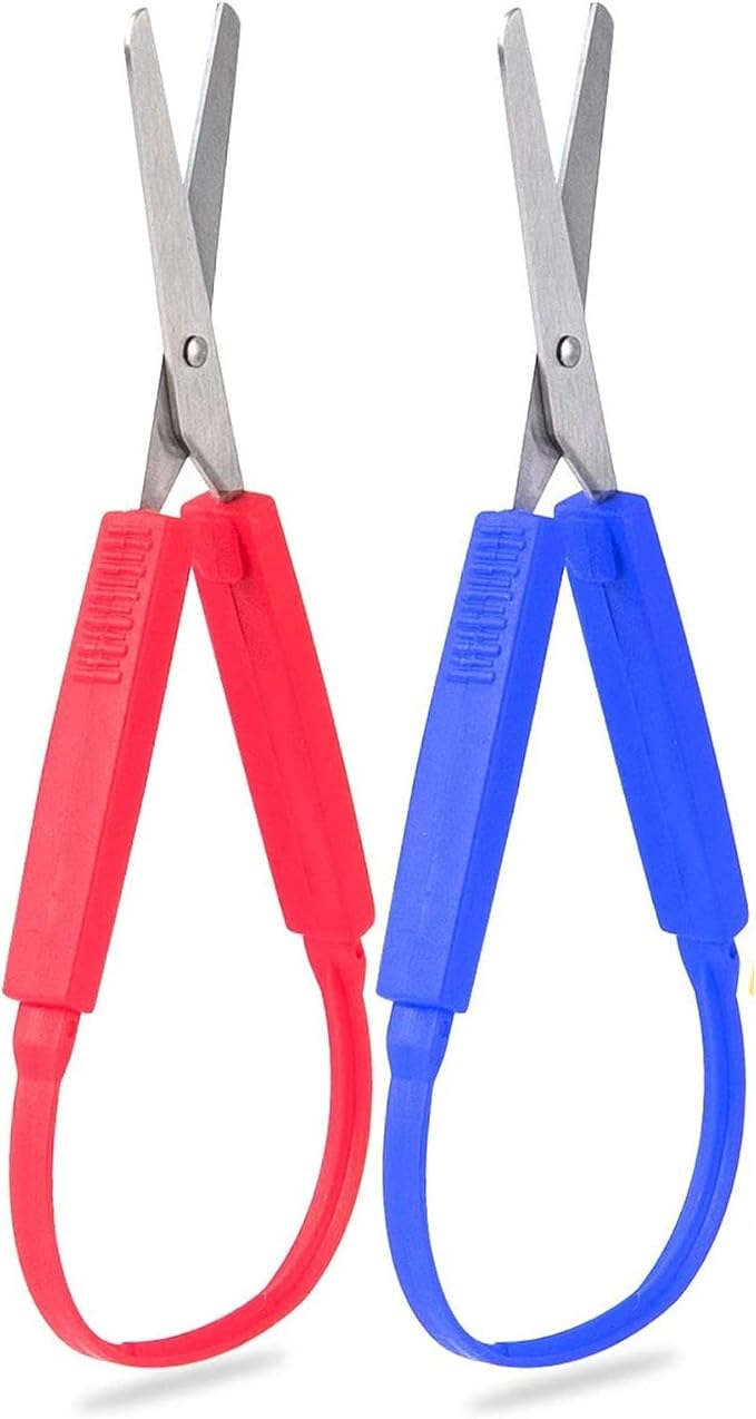 Child Scissors Spring Snippy Easy Spring Loop Scissors | Child & Adult Guided | Pencil Grips Plus