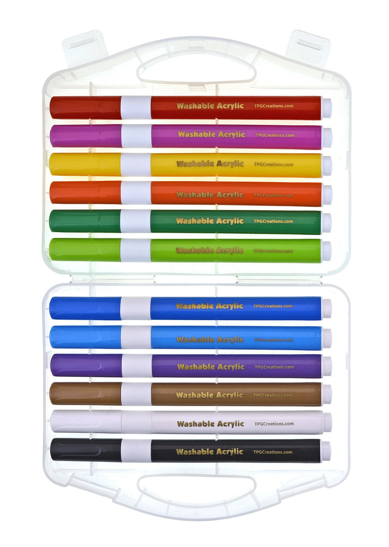 Magic Stix Washable Acrylic Markers 12 pack