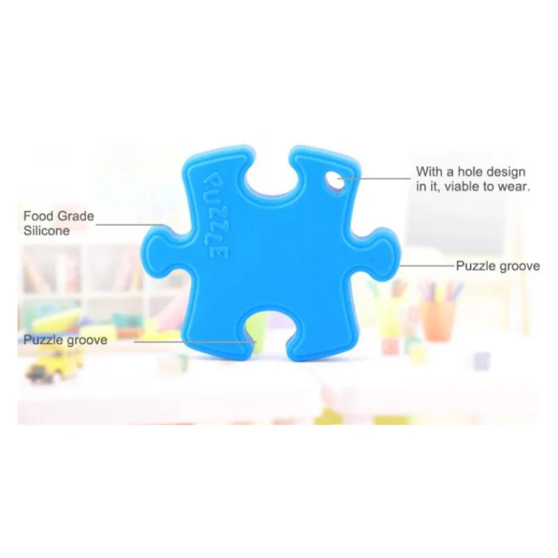 Puzzle Piece Teether Necklace